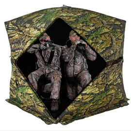 Adjustable folding hunting ground blind camo tents with Hub