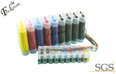 Full Pigment Ink Refilled Epson T1571 - T1579 CISS Continuous Ink Supply System 9 colors 200ml each color