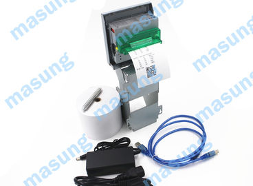 RS-232 / USB 80 mm Mobile Thermal Printer , Black Mark Detection