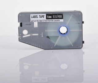 6mm Silver Label Maker Tape 20M p touch tape cassette for cable ID printer