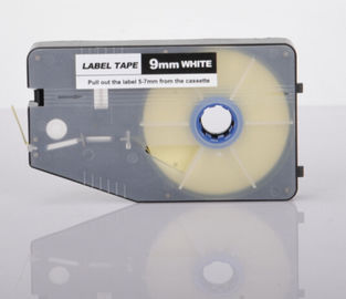 9mm white label printer tape , aerospace cable ID tape cassette