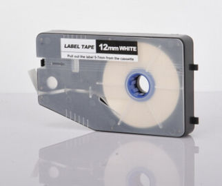 White / Yellow / Silver Label Maker Tape Laminated 12mm for wire marking