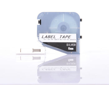 cable ID label maker clear tape Silver 6mm - 12mm  for tube printer