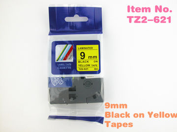 P-touch Black on Yellow Label Tape Replacement for Brother TZ-621