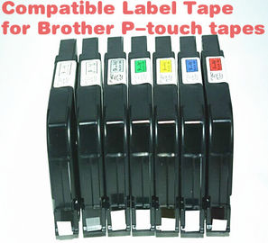 Black on Yellow Label Maker Tape For Brother P-Touch Laminated Tze Tz Label Tape