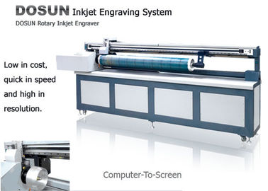 Rotary Inkjet Screen Engraver System, Rotary Printing Computer to Screen Engraving Machine