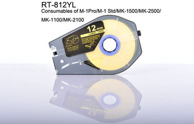 12mm wire marking Label Tape Cartridge White for electronic marking equipment