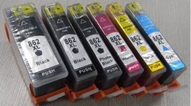 Compatible Printer Ink Cartridges With Permanent Chip for hp 862XL