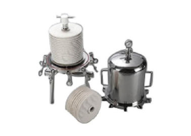 SS304 Lenticular filter housing for juice concentration wine enzyme solutions