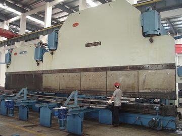 Double linkage cnc hydraulic plate bending machine for light pole production line