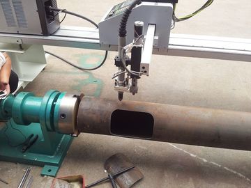 2500mm Light Pole Machine , CNC Plasma Light Pole Door Cutting Machine