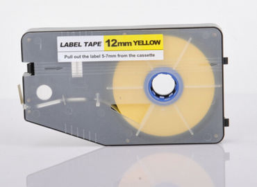 wire marking Label Maker Tape laminated industrial customized , yellow