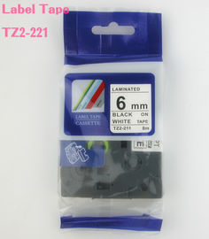 P-touch Label Maker Tape Replacement for Brother TZ-211 white label tape