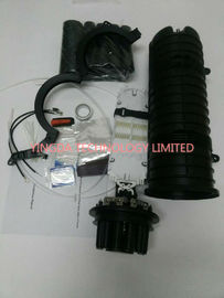 Heat Shrinkable Seal 1 Oval + 8 Round Fiber Optic Splice Closure / Cable Enclosures