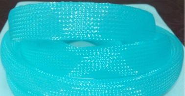 Multi-colored, braided "heat shrink" tube