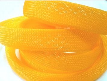 Multi-colored, braided "heat shrink" tube