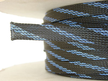 Multi-colored, braided &quot;heat shrink&quot; tube