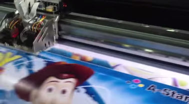 high speed 3 DX7 printheads Large Format Solvent Printer 1.8M width CMYK ink Window Mesh and banner