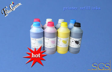 8 Color wide format Printer pigment ink, waterproof inks for hp70 ink cartridge refill pigment inks