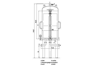 SS304 Lenticular filter housing for juice concentration wine enzyme solutions